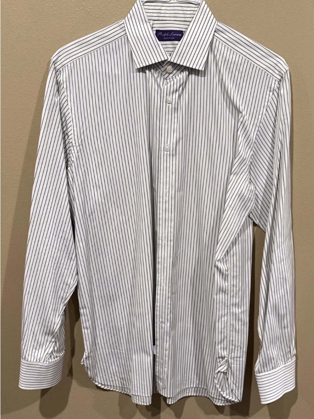 Ralph Lauren Purple Label 16.5 Men’s Dress Shirt Italy